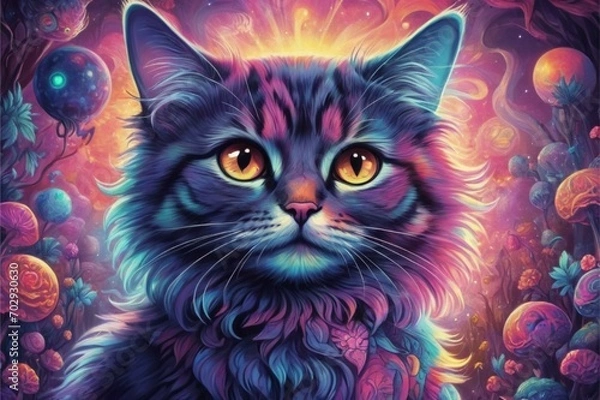 Obraz cat with a heart