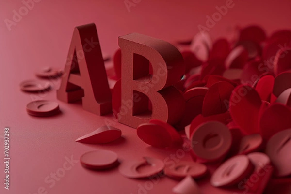 Fototapeta AB Blood type