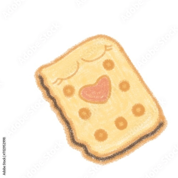 Fototapeta Biscuits chocolate 