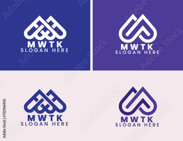 Obraz MWTK business logo Design 
