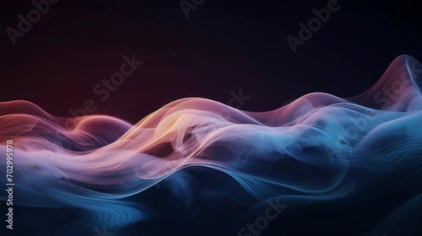 Fototapeta Digital technology abstract graphics poster web page PPT background, abstract background