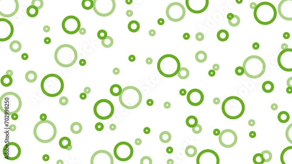 Fototapeta Seamless pattern with green circles