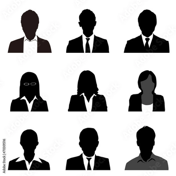 Obraz ビジネスマン　シルエット