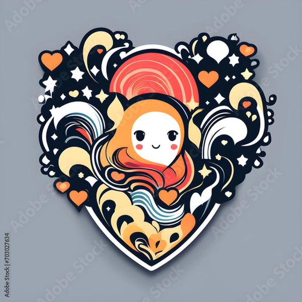 Obraz heart with a tattoo