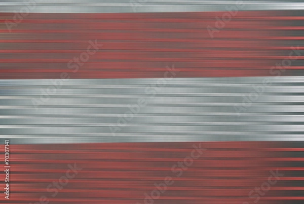 Obraz silver and red in motion blur