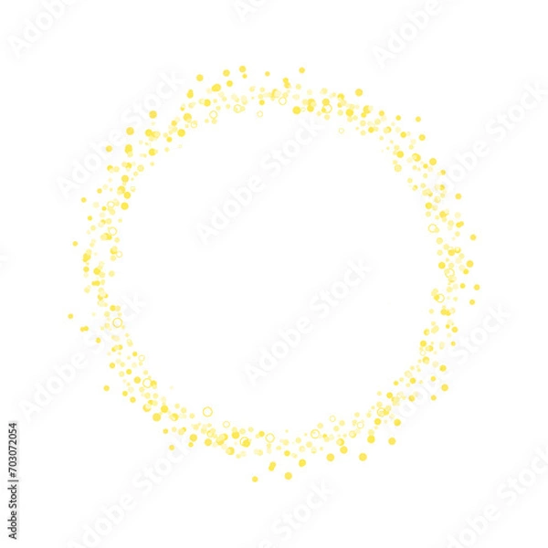 Fototapeta Vector gold glitter circle abstract background