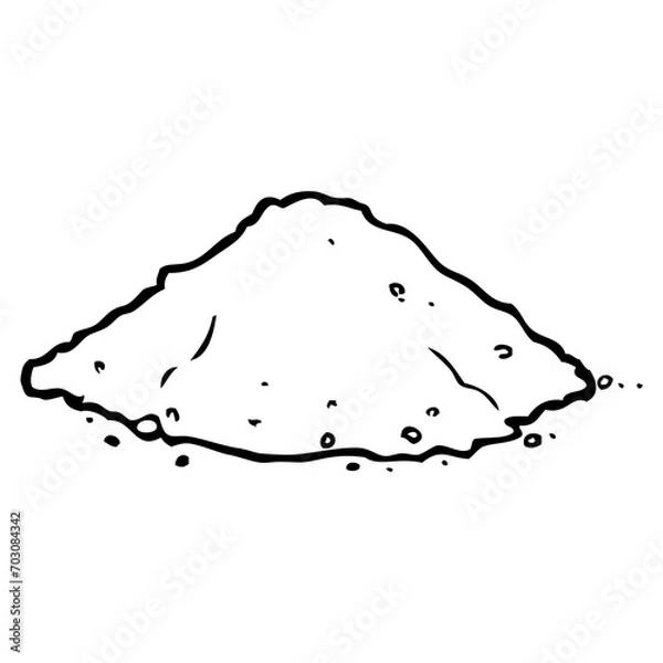 Obraz soil line vector illustration