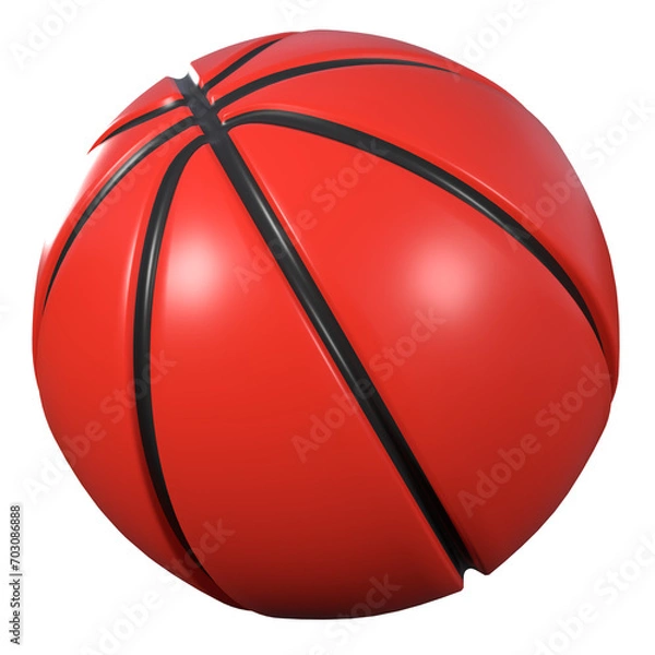 Obraz 3d basketball illustration