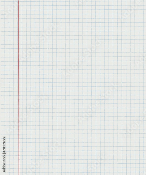 Obraz Exercise book in a cage