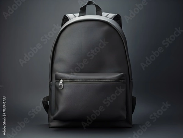 Obraz Trendy Backpack Mockup for Fashion and Travel - AI Generated