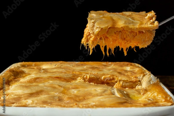 Obraz Brazilian chicken pie. Called empadão in Brazil