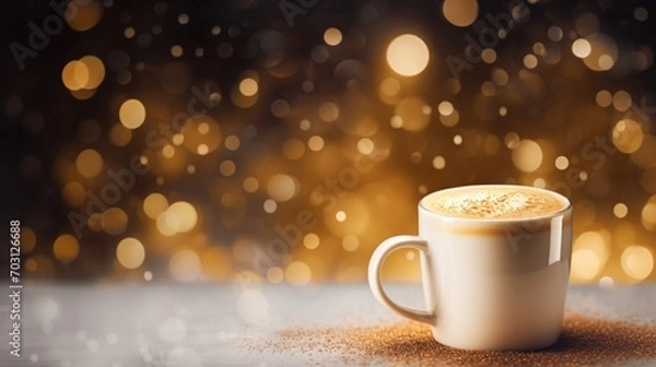 Fototapeta cup of cappuccino