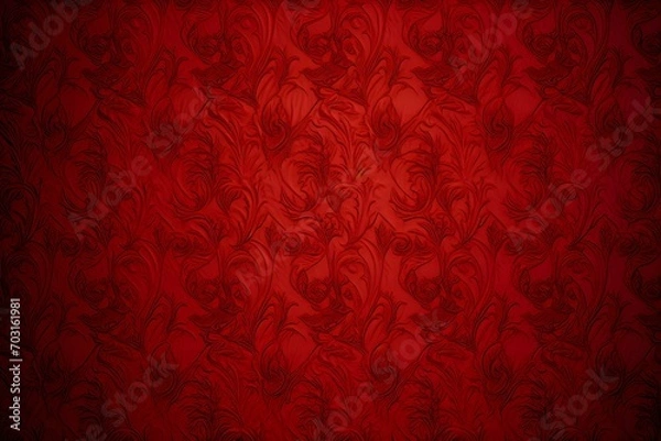 Fototapeta Elegant Red Patterns