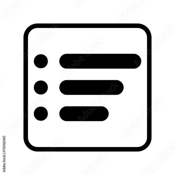 Obraz Menu Glyph Icon