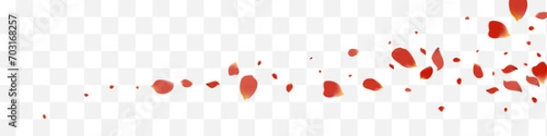 Obraz Pink Lotus Flying Vector White Panoramic