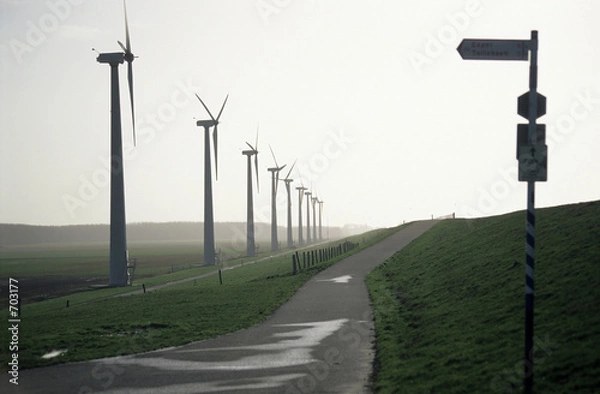 Fototapeta to the windpark