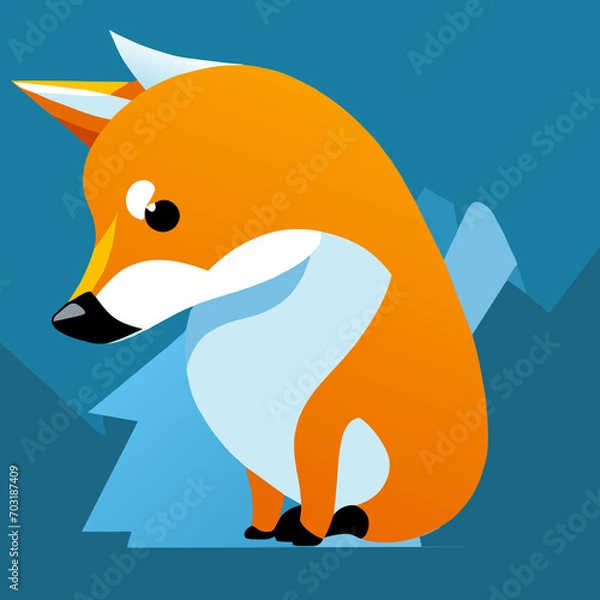 Fototapeta little fox