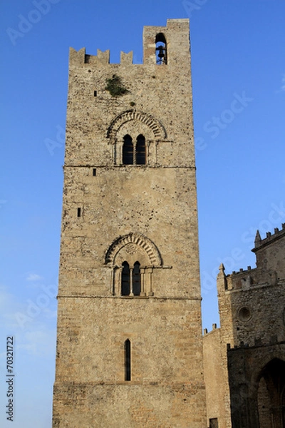 Fototapeta Erice, Sicilia