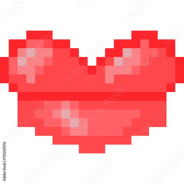 Obraz valentine pixel art