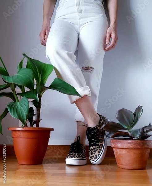 Obraz La vida con plantas 