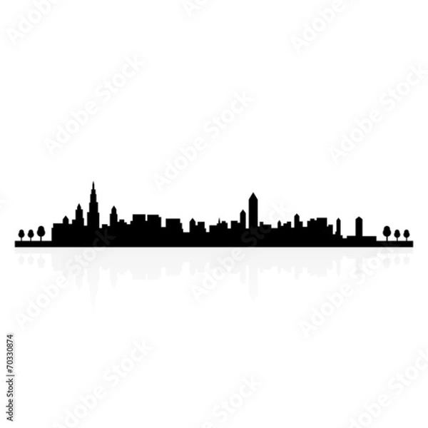 Fototapeta Building silhouettes