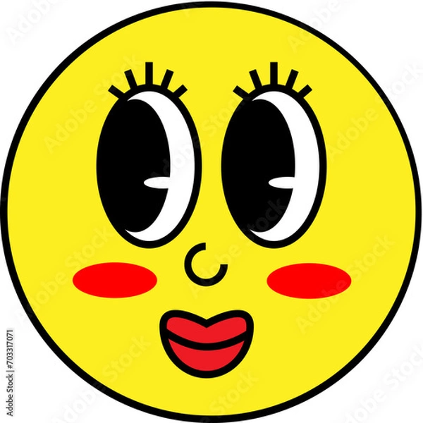 Obraz Modern Retro Emoji