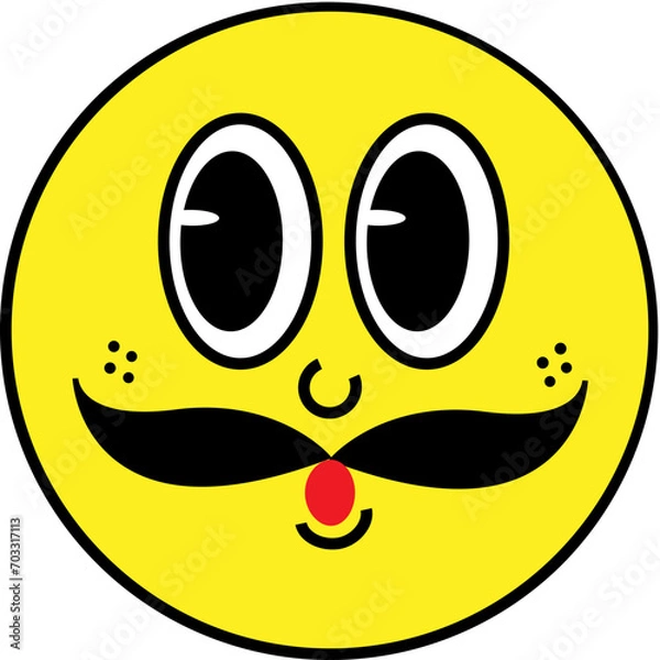 Obraz Modern Retro Emoji