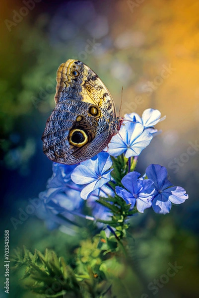 Obraz Tropikalny motyl