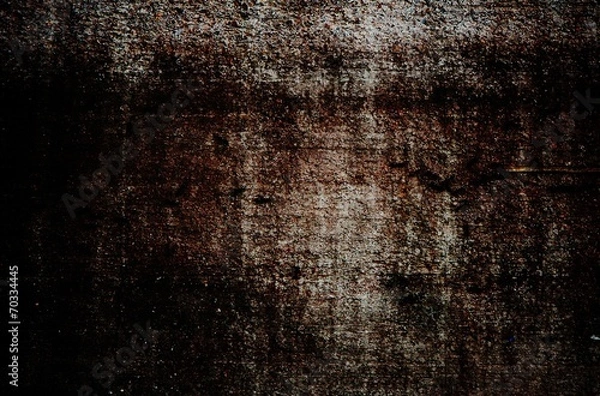 Fototapeta old grunge wall texture with vignette