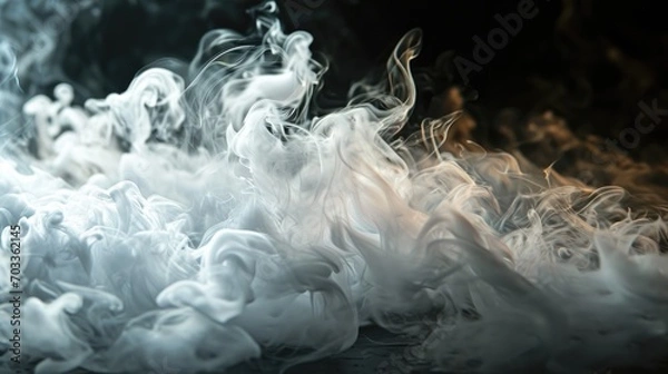 Fototapeta make the smoke white
