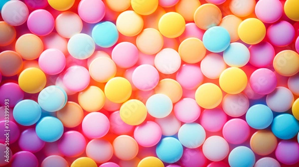 Fototapeta colorful candy background