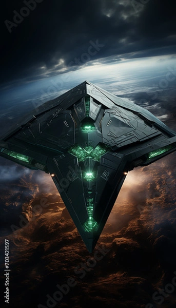 Obraz OVNI UFO IA générative
