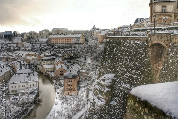 Obraz Luxembourg during winter...