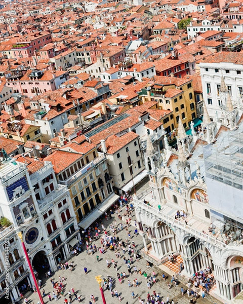 Fototapeta view of St Mark's Square in Venice, Italy