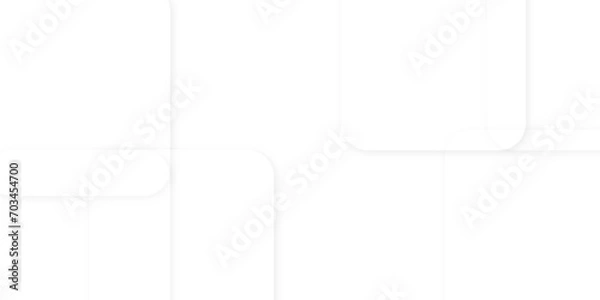 Obraz Abstract white background with diamond and triangle layered in modern. Seamless white geometric glossy vector background.   white and gray color technology concept geometric line vector background.