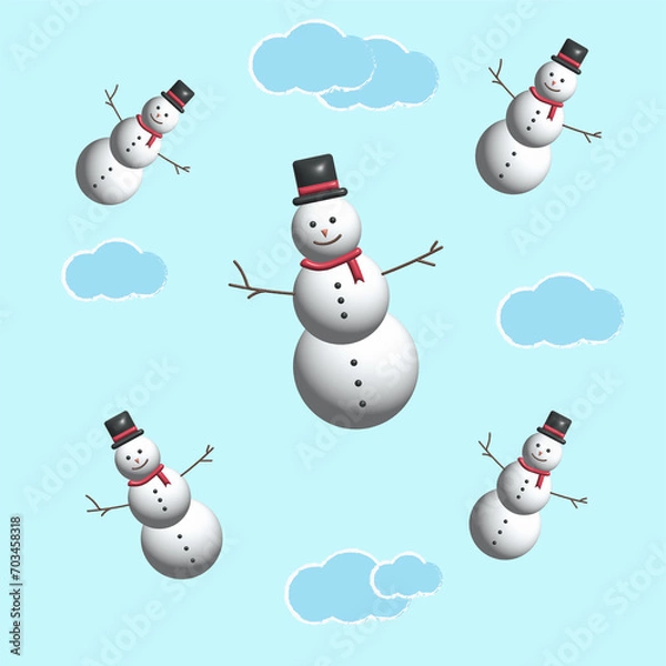 Fototapeta snowmen