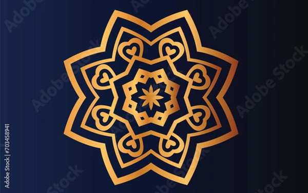 Obraz Ornamental luxury mandala pattern