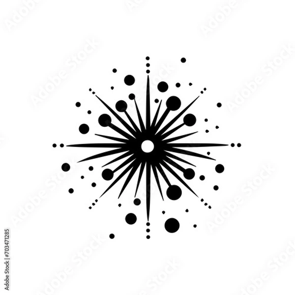 Fototapeta Magical Sparkle Effect Vector Design