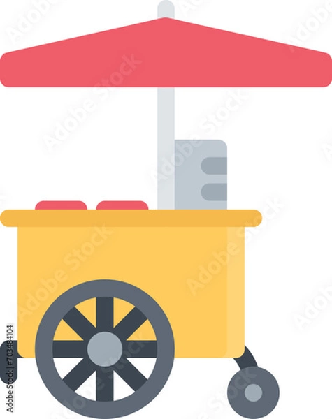 Fototapeta design vector image icons hot dog