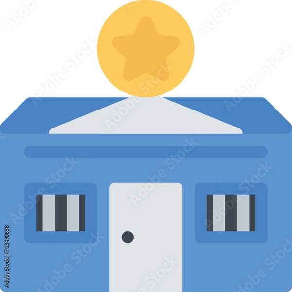 Obraz design vector image icons police station