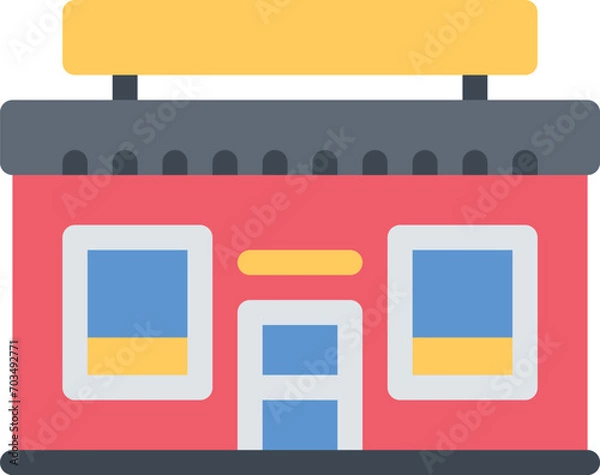 Obraz design vector image icons shop