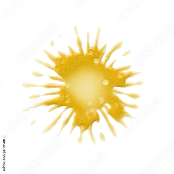 Fototapeta splat - yellow