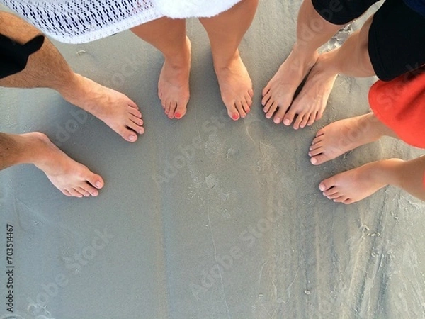Obraz beach feet