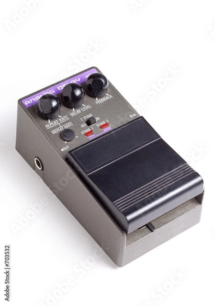 Fototapeta analog delay efx pedal