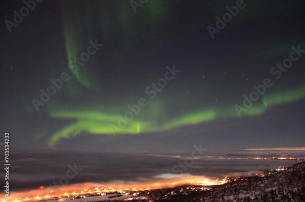 Obraz Northern Lights Eagle River Alaska