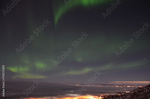 Obraz Northern Lights Eagle River Alaska