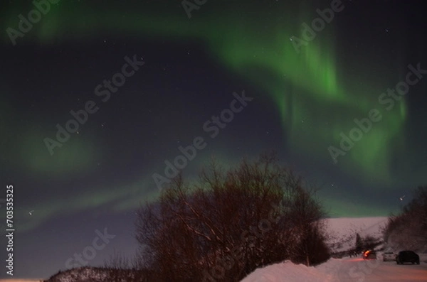 Obraz Northern Lights Eagle River Alaska