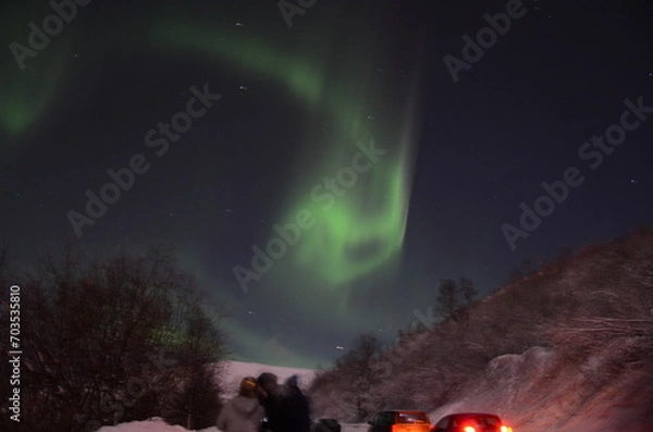 Obraz Northern Lights Eagle River Alaska