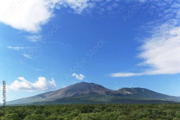 Fototapeta 浅間山_広角
