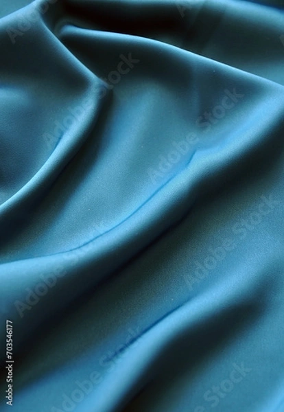 Obraz beautiful blue silk background